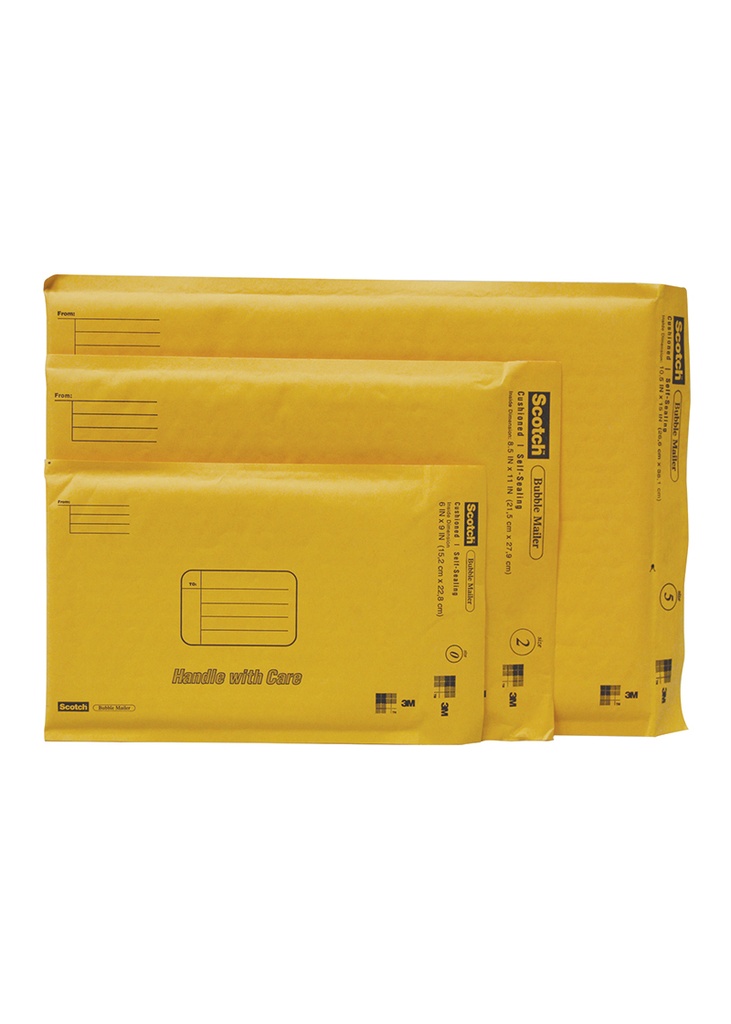 3M Cushioned Mailer 8.5 x 11 - (4/pk - 120/bx)