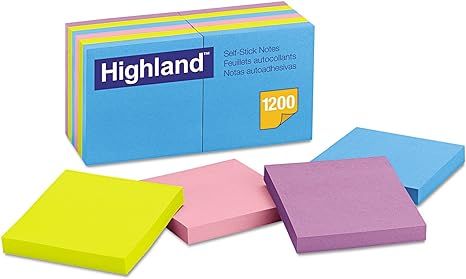 Highland 3x3 BRIGHT COLS #6549-B Notes 