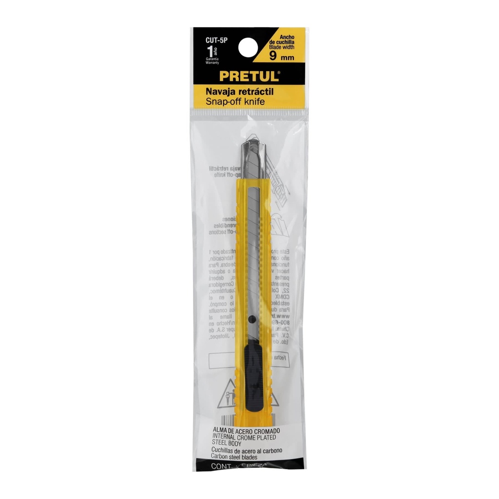 PRETUL 5" Retractable Snap Off Knife
