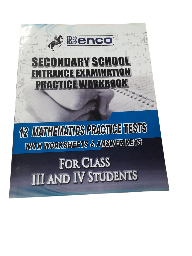 Benco 12 Maths Practice Tests Workbook