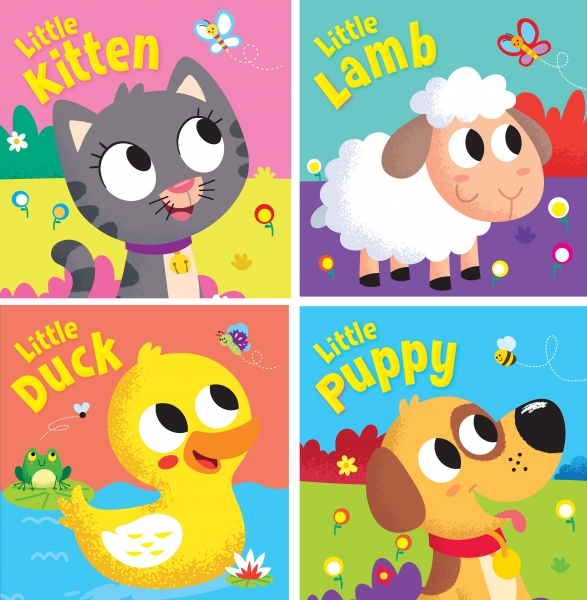 Animal Board Books 4 Titles