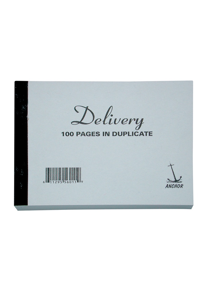 Delivery Book 4 x 5 Anchor