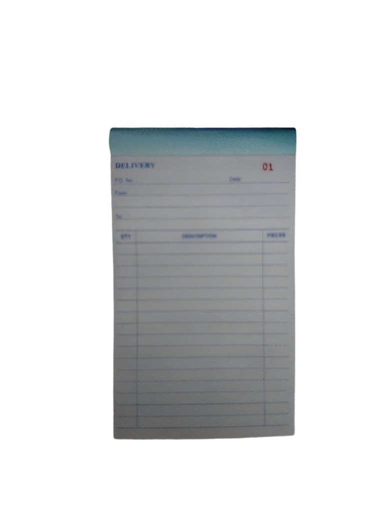 Delivery Book 8 x 5 Anchor