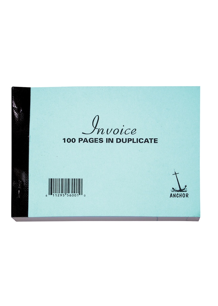 Anchor Duplicate Invoice Book 4x5 100s