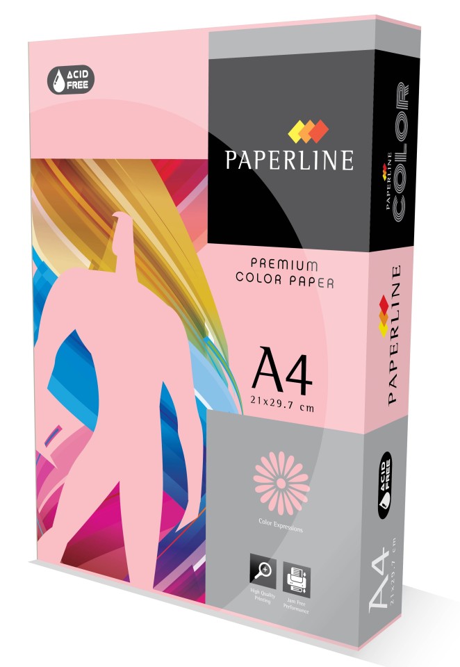 Paperline Pink L/S 75G Paper