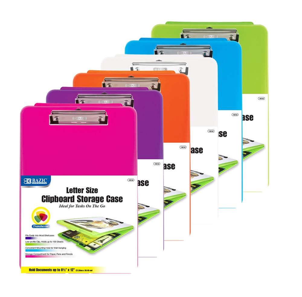 Clipboard #1814 Translucent Storage Case