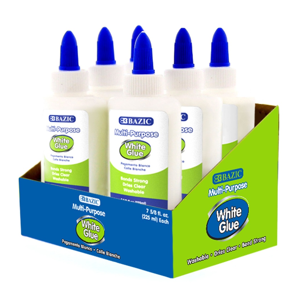 Bazic White Glue 7 5/8 oz - (24/ctn)