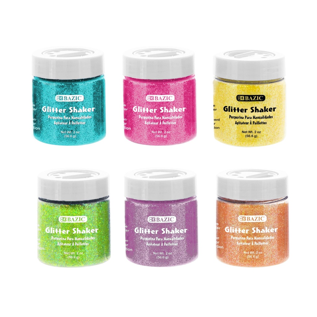 Bazic NEON Glitter Shaker 2.82oz  - (12/pk)