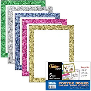 Poster GLITTER 11x14" Board 3pk