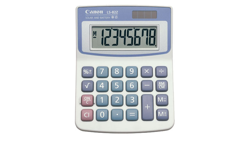 CANON Large Key #LS82Z 8 Digit Calculator