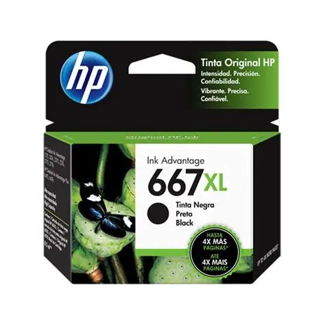 HP #667 XL Black Cartridge