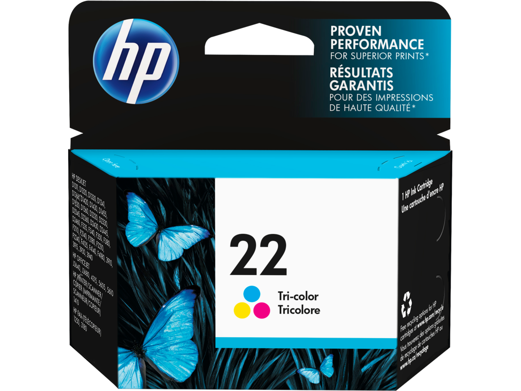 HP #22 Tri-Colour Cartridge C9352AN