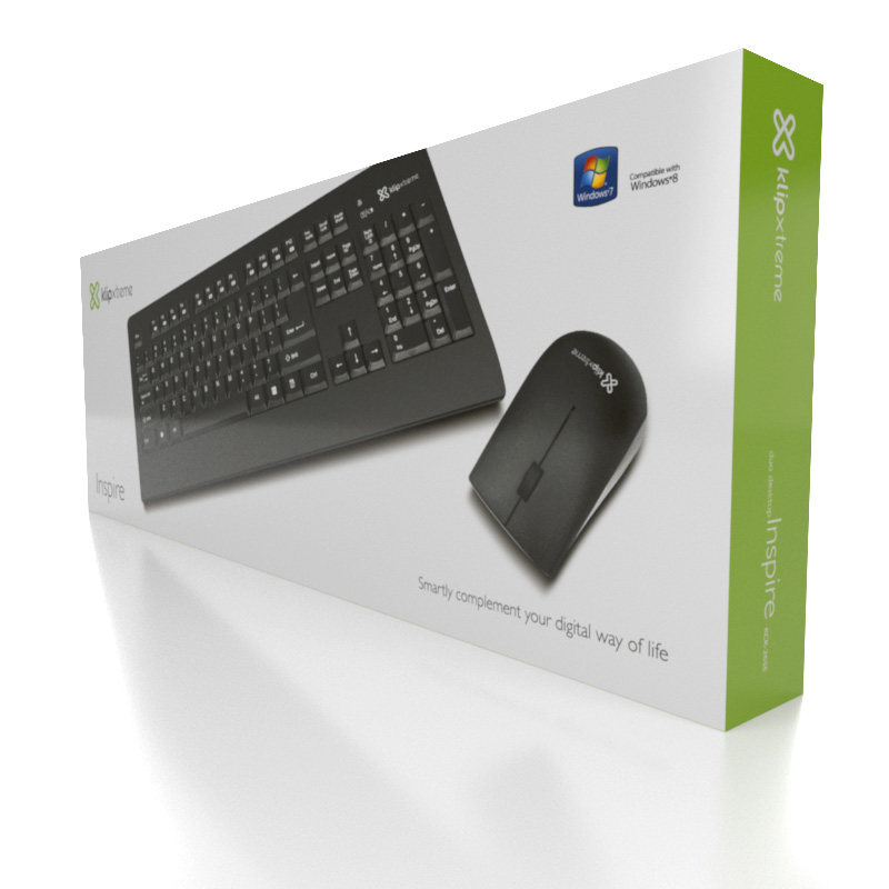 Keyboard & Mouse Set KLIP XTREME Wireless