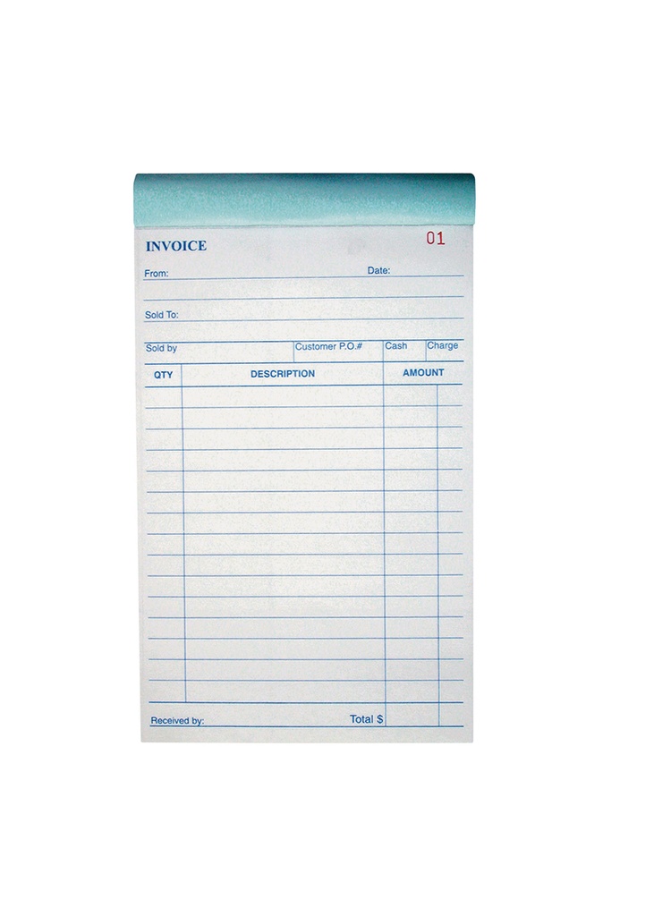 Carib Isle Duplicate Invoice 8x5 Books 