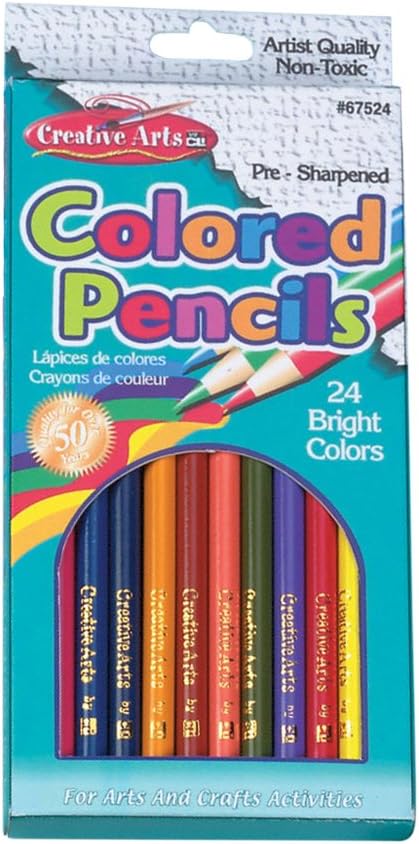 Creative Arts Colored Pencils 24s #67524 Asst.  