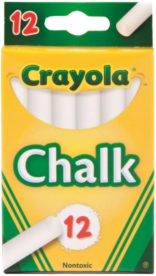 Crayola Chalk WHITE #51-0320 12s  - (36/ctn)