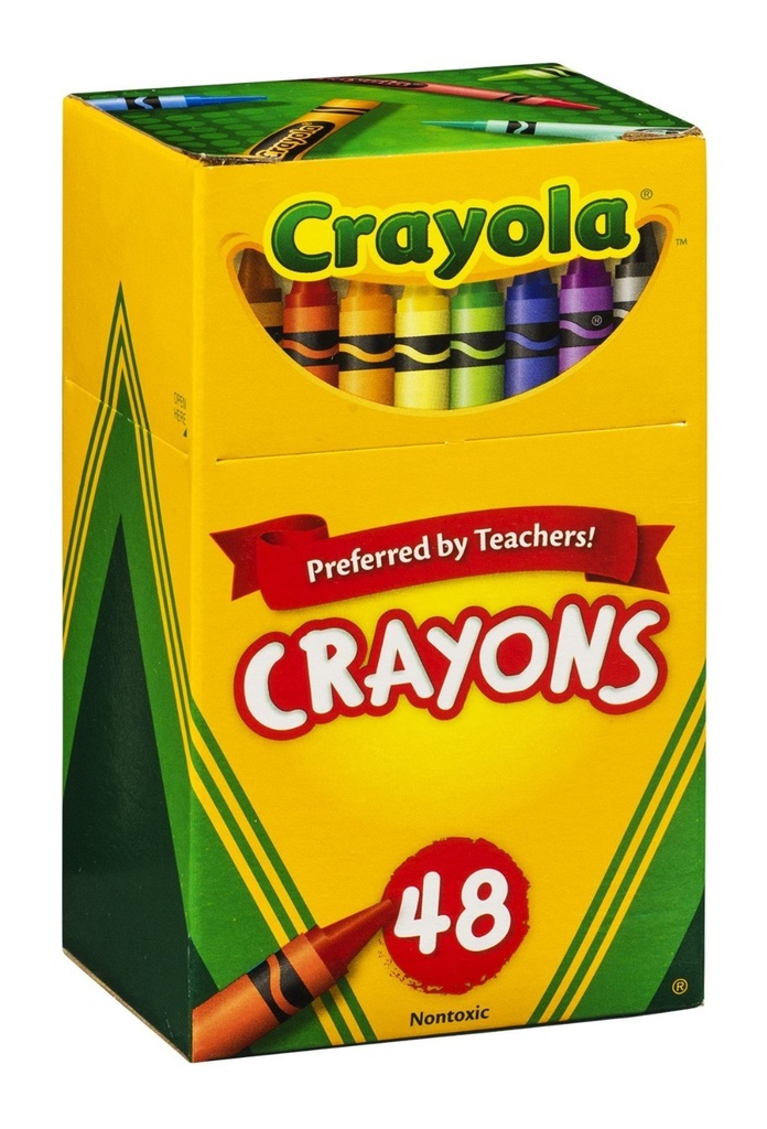 Crayola Crayons #52-0048 Reg. 48s  - (24/ctn)