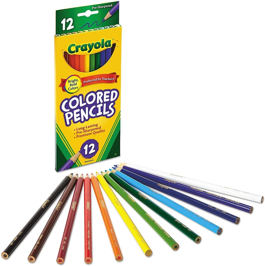 Crayola COLORED #68-4012 Pencils 12s - (48/ctn)