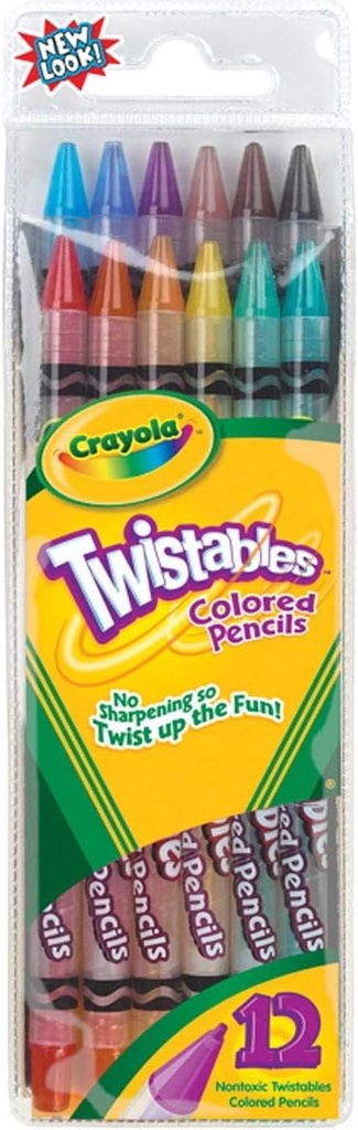 Crayola Twistables #68-7408 Pencils 12s - (24/ctn)