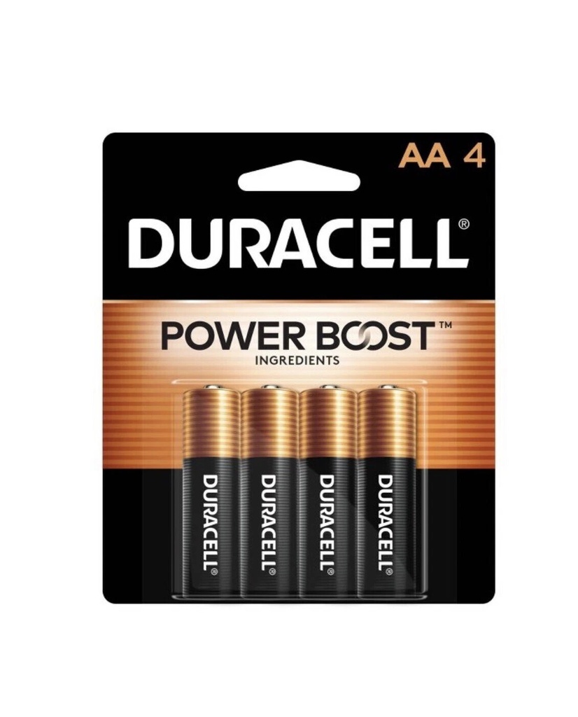 Batteries DURACELL AA Alkaline - (4/pk - 48/ctn)