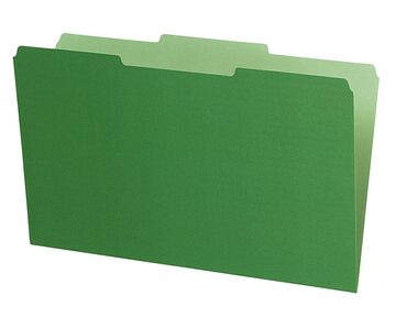 Pendaflex File Folders F/S BRIGHT GREEN #4350 - Sold Singular