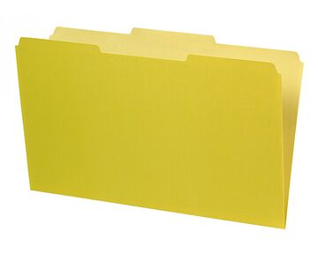 Pendaflex File Folders F/S YELLOW #4350 - Sold Singular