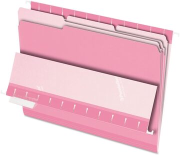 Pendaflex File Folders L/S PINK #4210 - Sold Singular