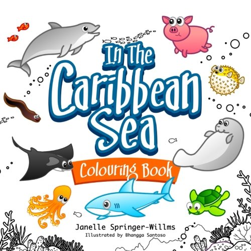 In the Caribbean Sea Colouring Book