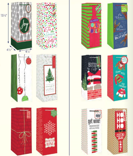 Xmas Bottle CBGBA71/72/73 & CD-8 & CS-13&14 #CBGB-241/243/240/239/230/232/231/233/229/227/228 Bag