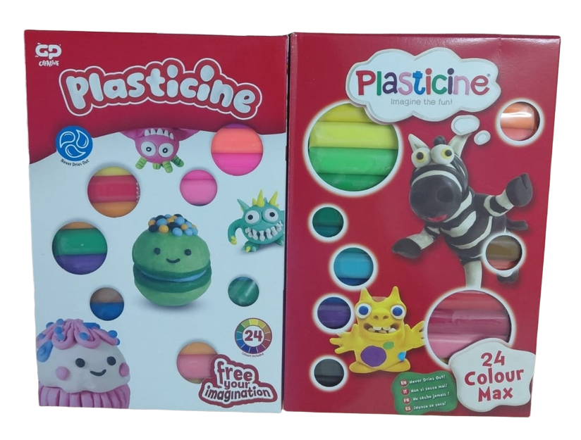 Plasticine 24 Colour MAX  #10256/PLT15000 (8/bx - 32/ctn)
