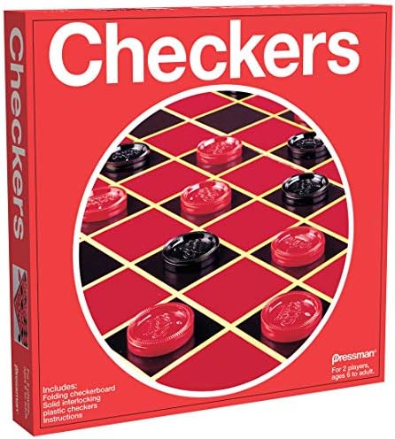 Checkers Board Game (Red)
