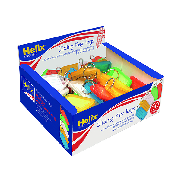 Key Tags HELIX #X31316/F34020 (Singular) - (50/bx)