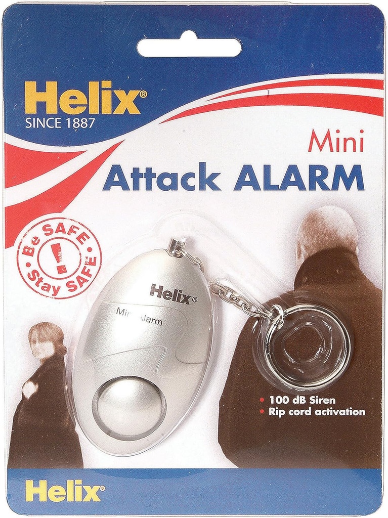 Mini Alarm #X31423 Key Ring Silver - Sale