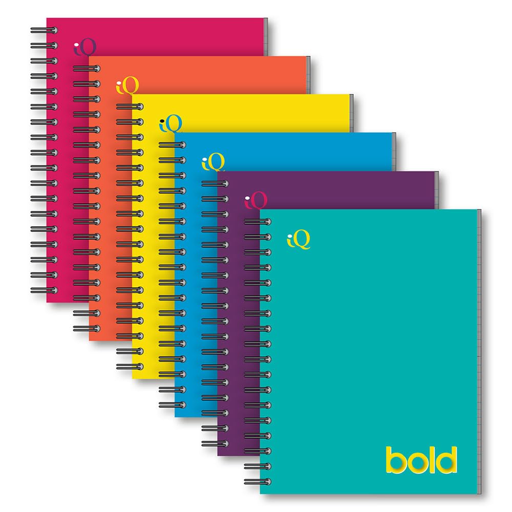 iScholar Bold IQ 1 Subject Notebook 10.5x8 