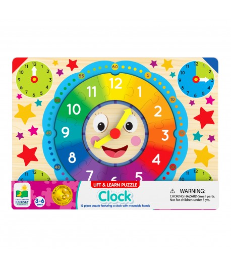 Lift & Learn Clock Puzzle 3+