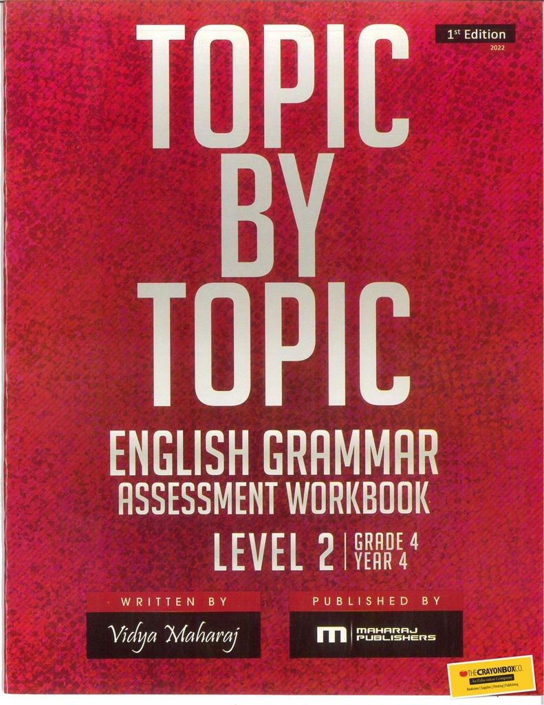 Topic By Topic: ENGLISH GRAMMAR Level 2 