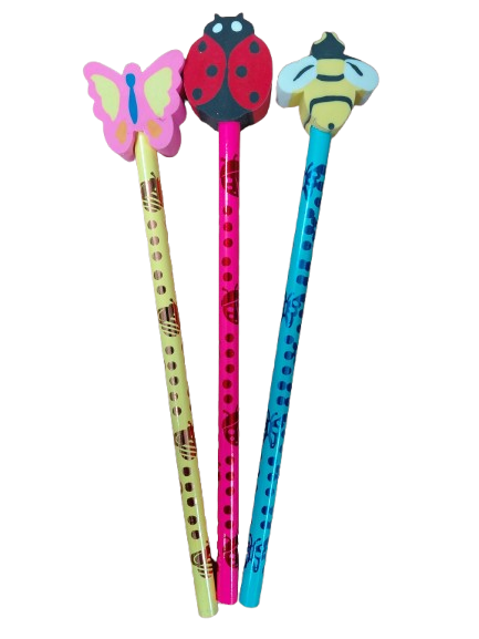 Moon Pencil w/Topper SPRINGTIME  - (36/Tub)