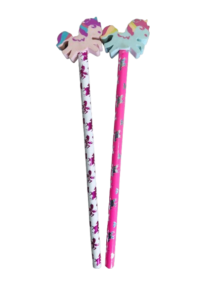 Moon Pencil W/Topper UNICORN  - (36/Tub)