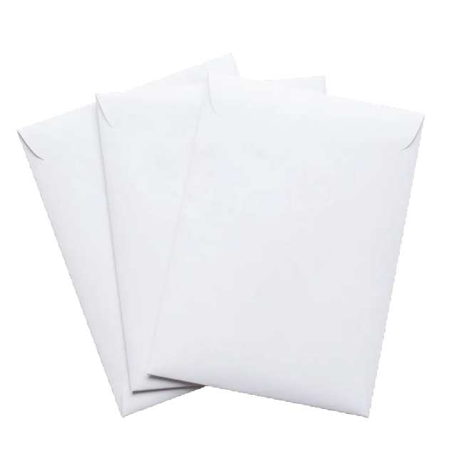 WHITE Envelope 3 5/8x6 1/2 Peel & Seal - Sold Per Pk25