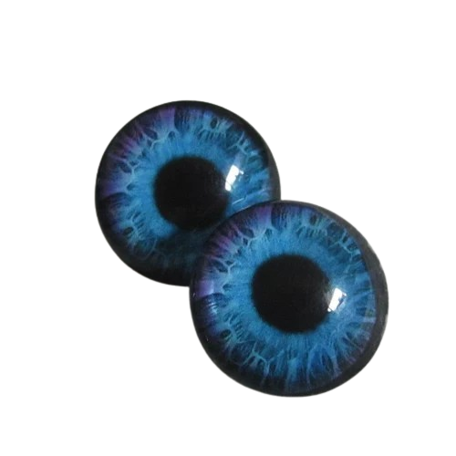 Glass Eyes 12mm Blue (Sale)