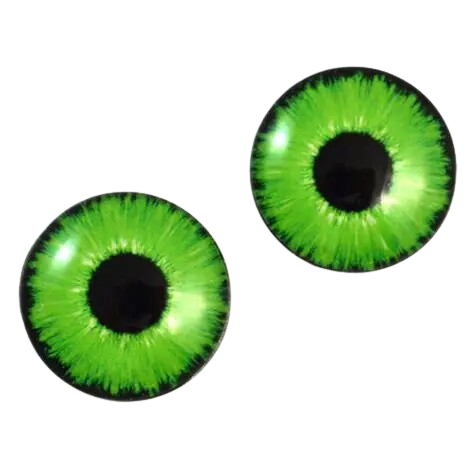Glass Eyes 8mm (Green)