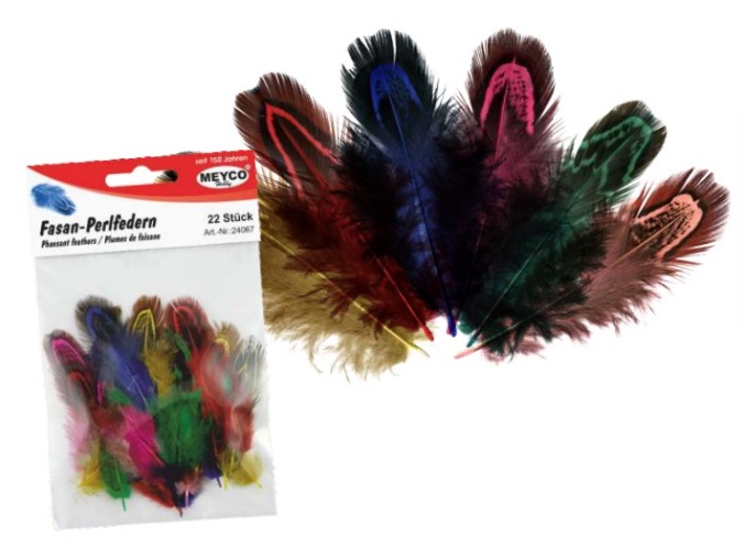 Feathers Pheasant Pearl Asst - Sale