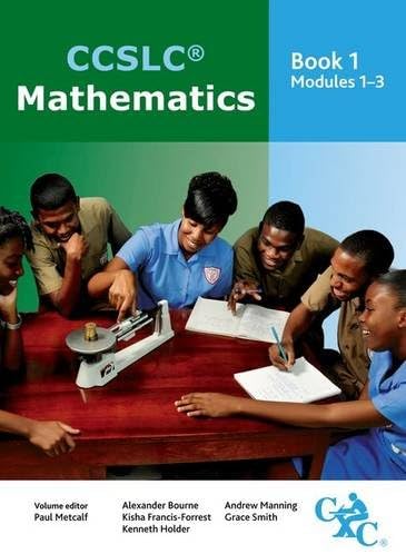 CCSLC Mathematics Book 1 Module 1-3 
