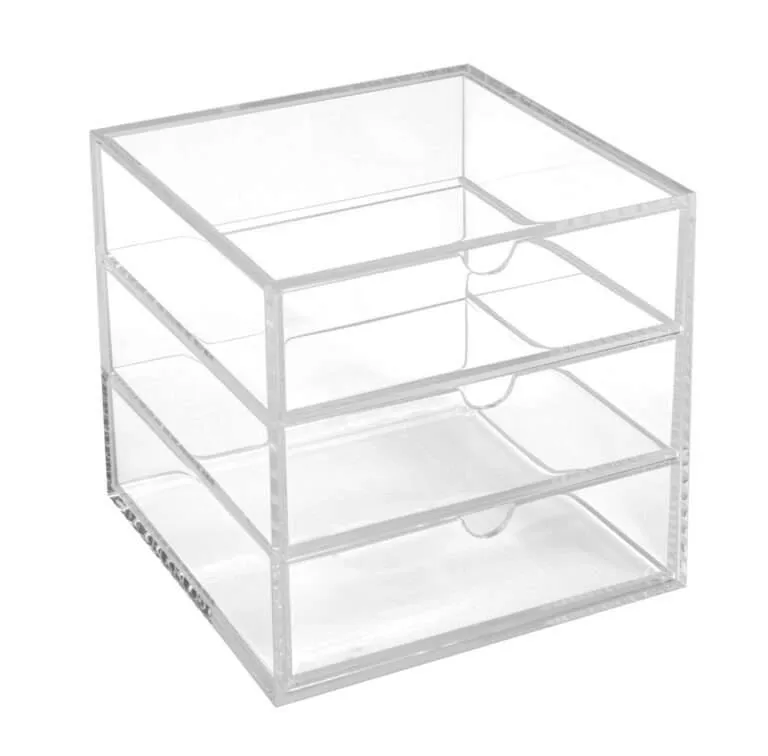 Clear Acrylic Cube 3 Drawer #A3333 