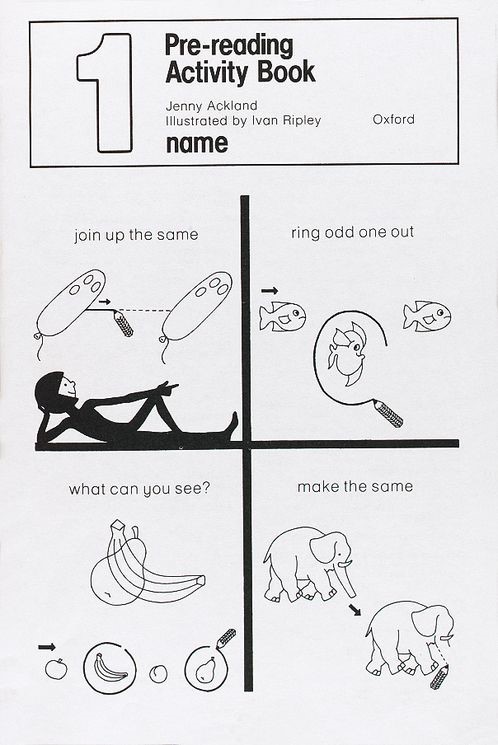 Pre Reading Activity Book 1 