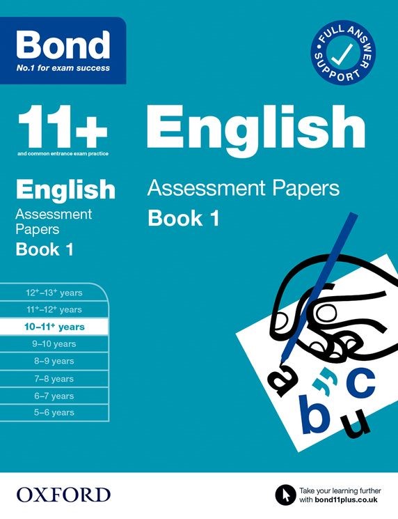 Bond English Assessment Papers 10-11 Years Book 1 (2020 Edition)