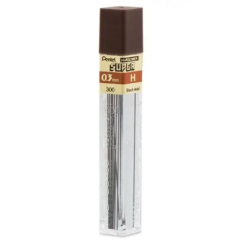 Pentel Lead Refills 0.3mm H 