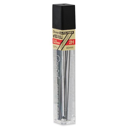 PENTEL Lead Refills 0.5mm 2H 12/bx