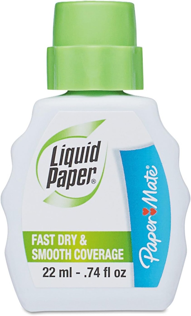 Liquid Paper Correction Fluid #5640115K White -  (12/pk)