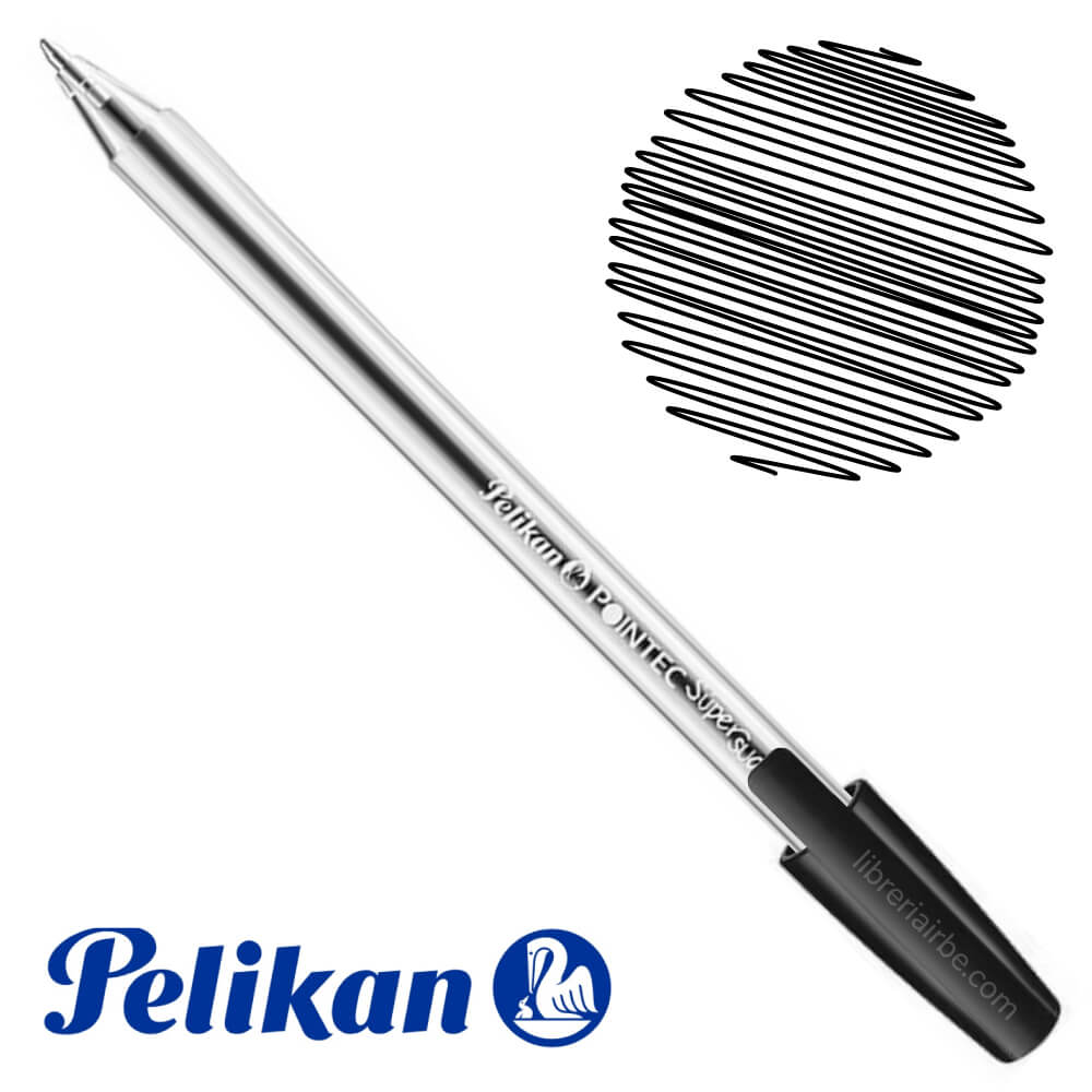 Pelikan Pointec BLACK BallPoint Pen - (12/bx)